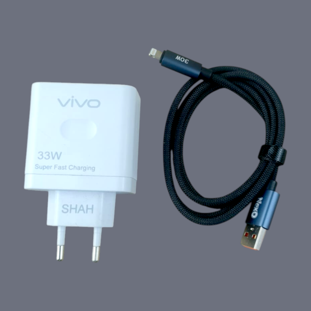 Iphone ওয়্যার nex o এর জন্য 30w pd ফাস্ট চার্জিং সহ 33w সুপার ফাস্ট চার্জিং অ্যাডাপ্টার vivo সুইচিং পাওয়ার অ্যাডাপ্টার